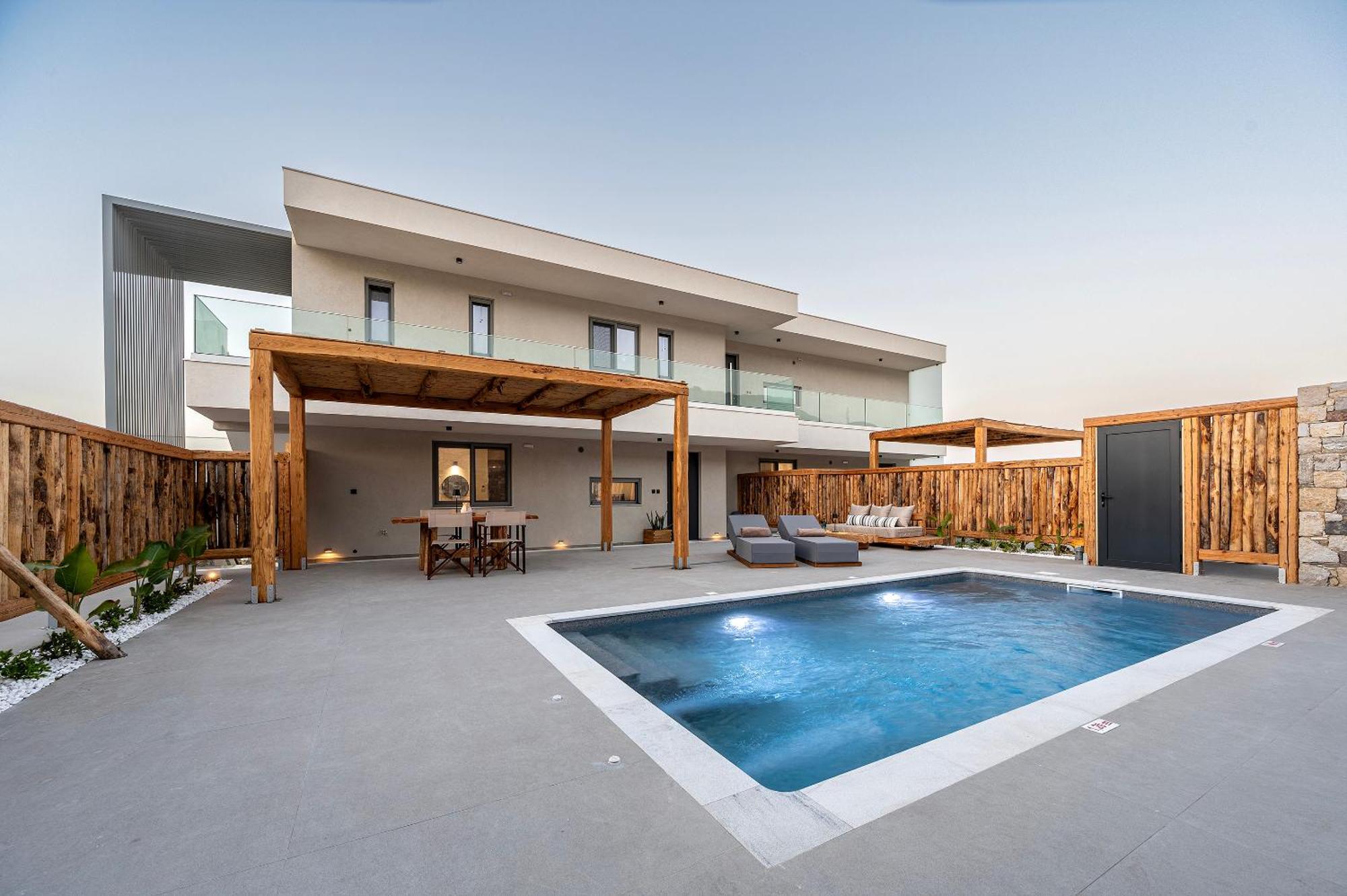 Ferienwohnung Mousonas Luxury Living Kámpos Exterior foto